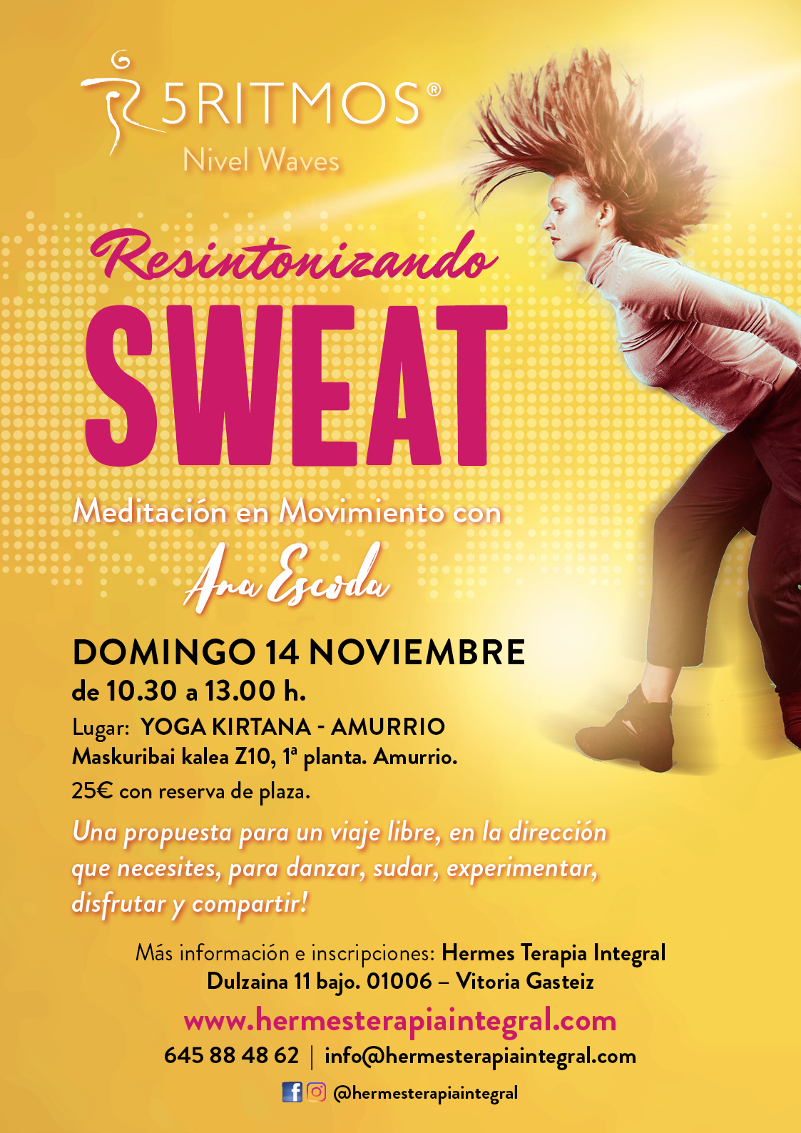 A3-5ritmos-sweat-nov21 5 RITMOS ®: Sweat. Domingo 14 de nov. en Kirtana - Amurrio