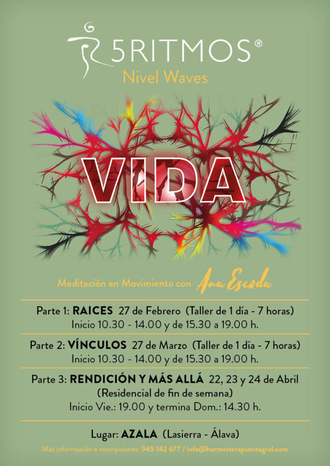 VIDA: 5 RITMOS ® con Ana Escoda