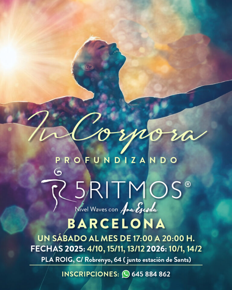 rrss-5ritmos-in-corpore-bcn-2025-26 Incorpora: Ciclo de 5Ritmos® con Ana Escoda en Barcelona